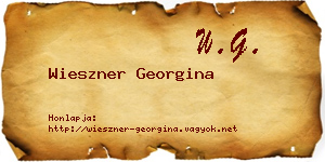 Wieszner Georgina névjegykártya